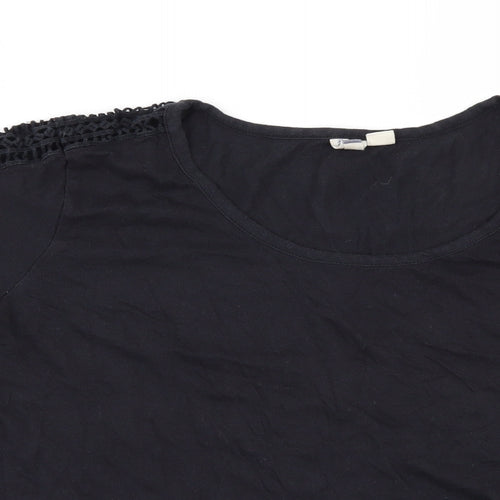ROXY Womens Black   Basic T-Shirt Size L