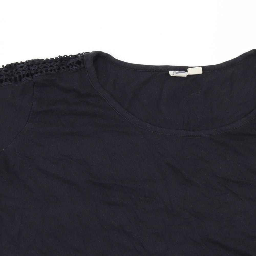 ROXY Womens Black   Basic T-Shirt Size L