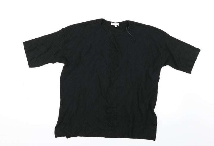 Warehouse Womens Black   Pullover Jumper Size 8