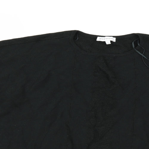 Warehouse Womens Black   Pullover Jumper Size 8
