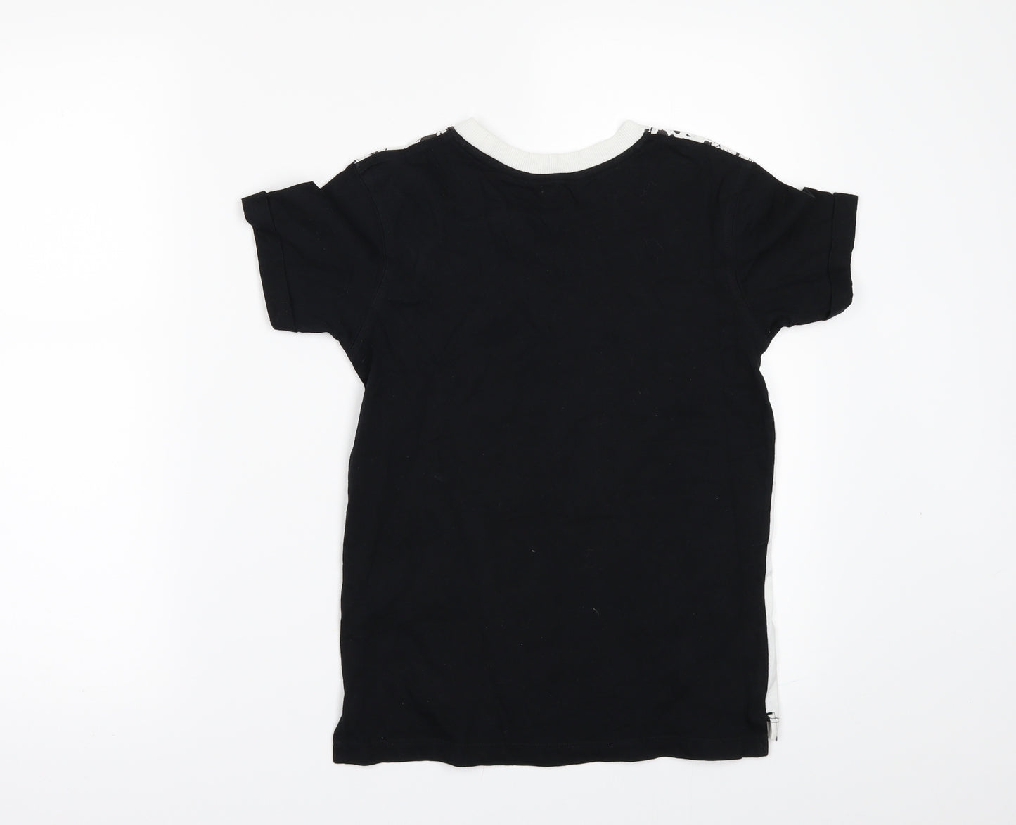 George Girls Black   Basic T-Shirt Size 8-9 Years