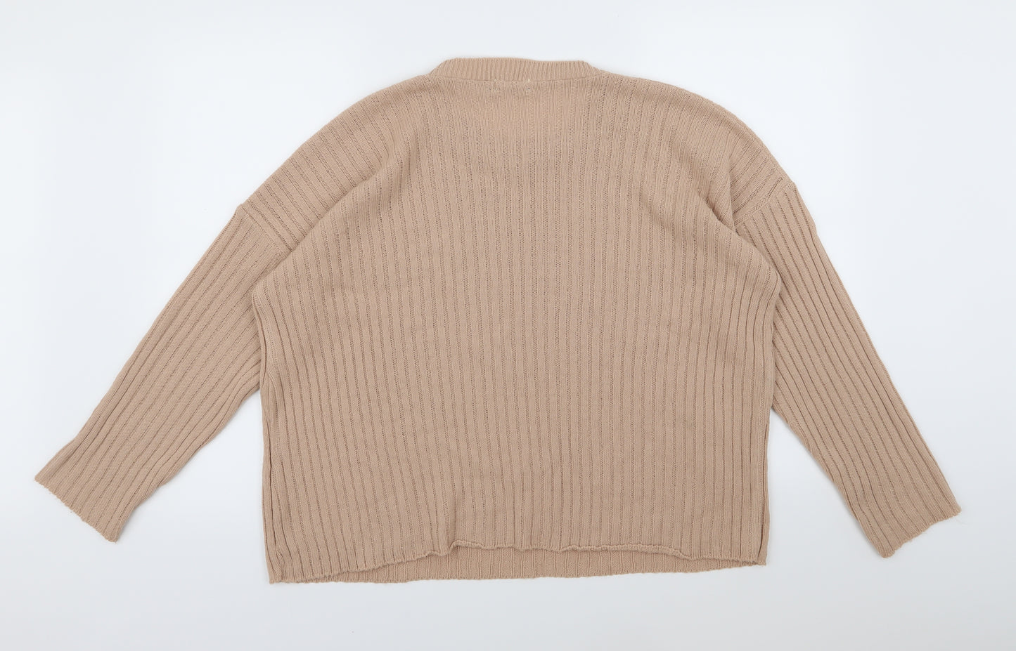 Nasty Gal Womens Pink  Knit Pullover Jumper Size 6