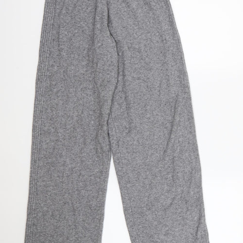 River Island Womens Grey  Knit Jogger Trousers Size 8 L29 in