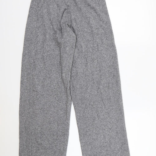 River Island Womens Grey  Knit Jogger Trousers Size 8 L29 in
