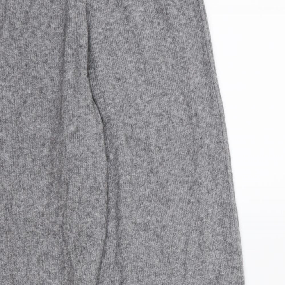River Island Womens Grey  Knit Jogger Trousers Size 8 L29 in