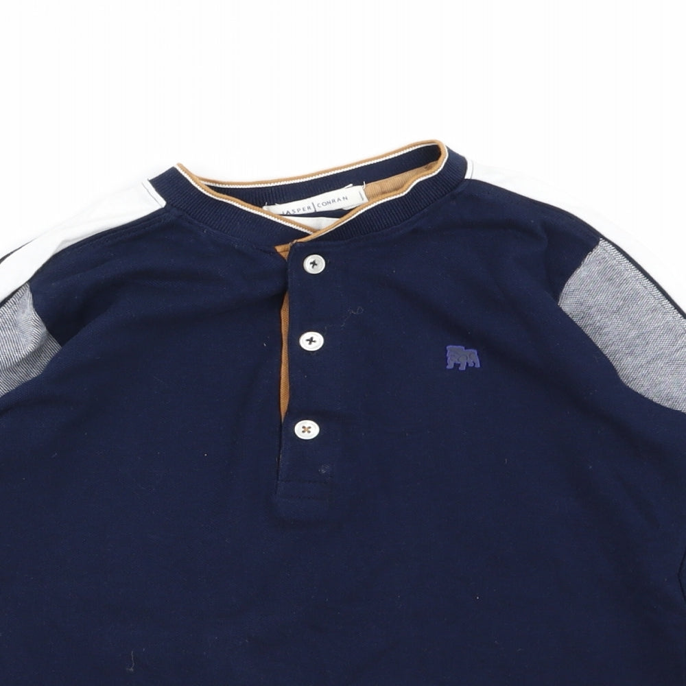 Jasper Conran Boys Blue   Basic Polo Size 8-9 Years