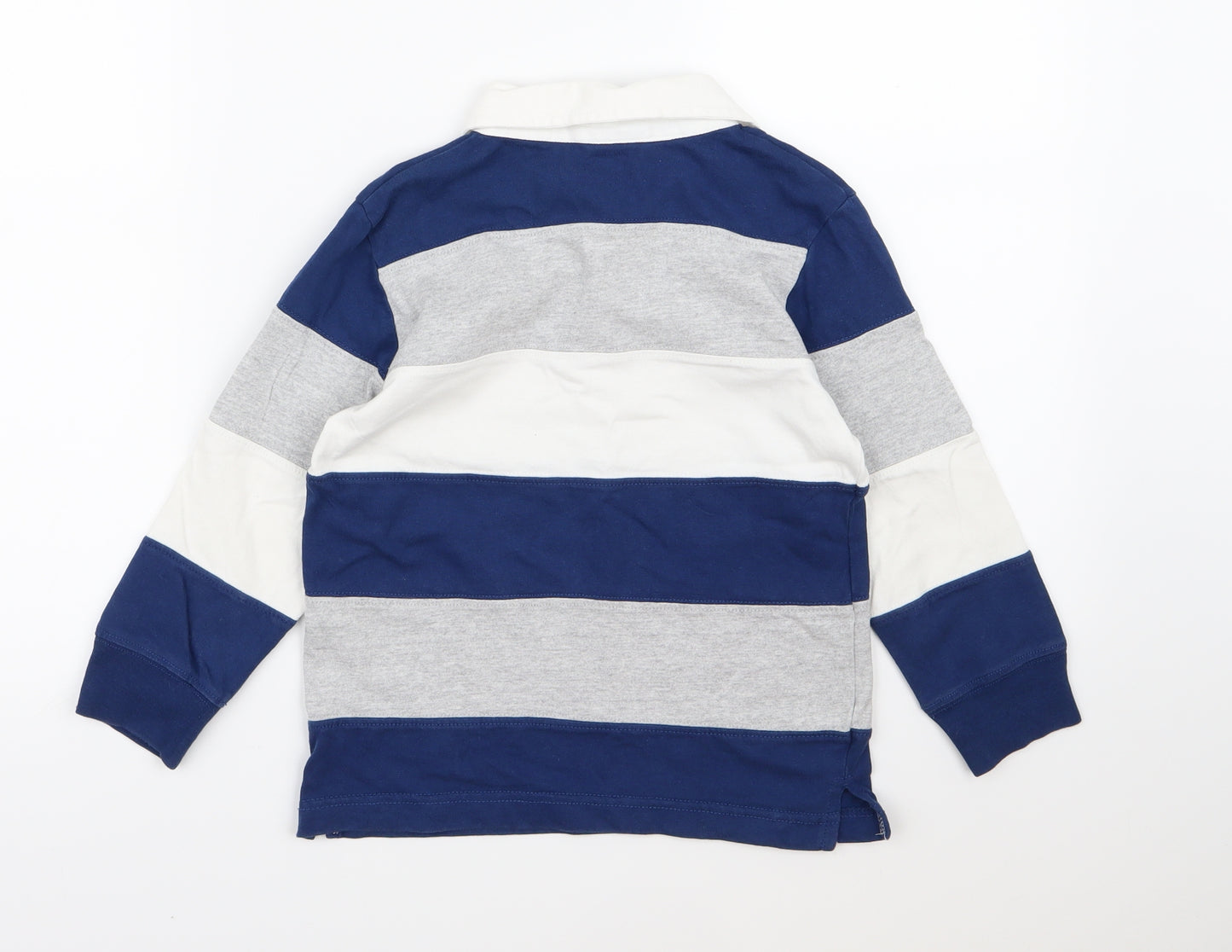 Gymboree Boys Blue Striped  Basic Polo Size 5 Years