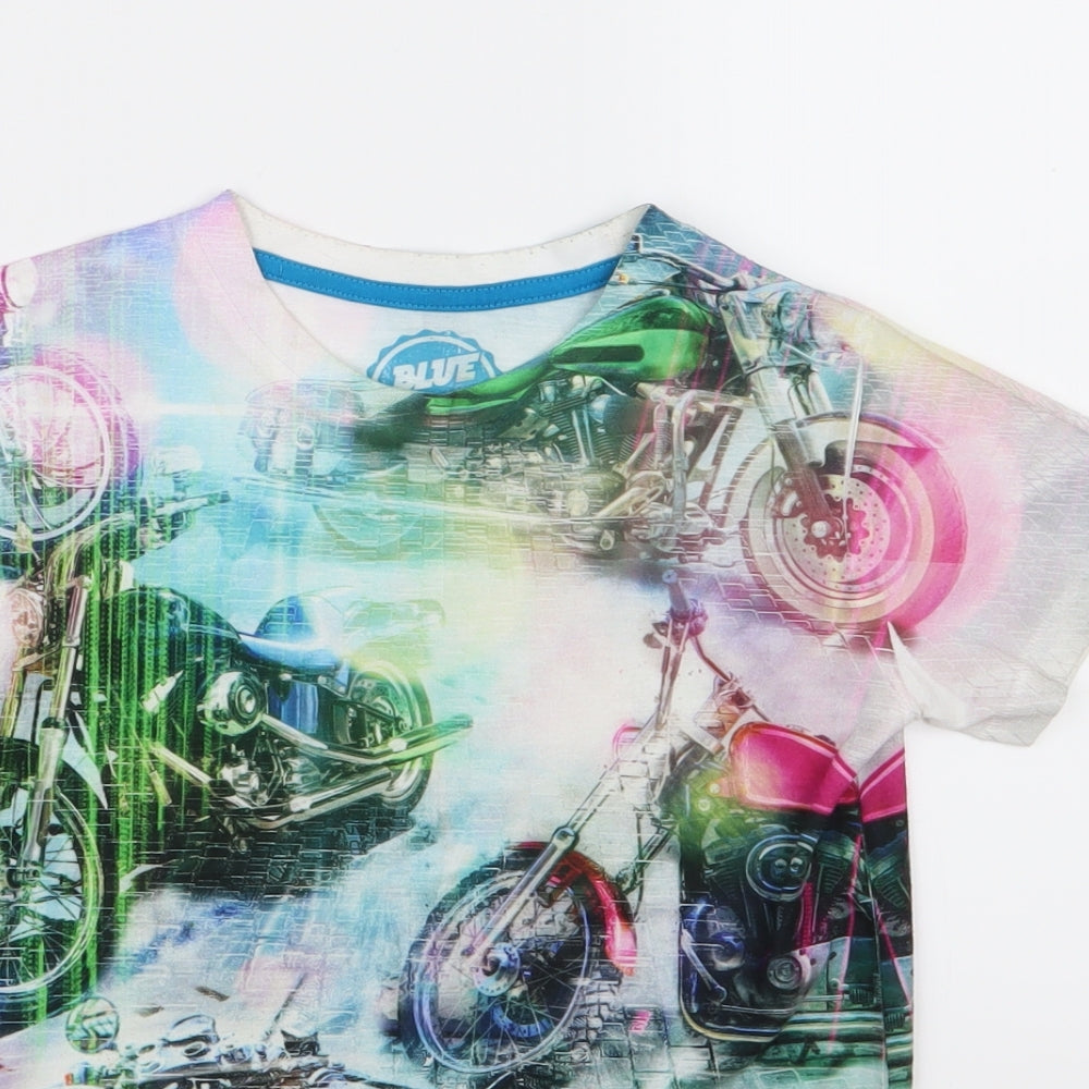 Bluezoo Boys Multicoloured   Basic T-Shirt Size 7-8 Years