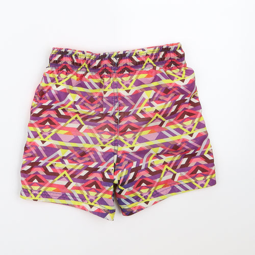 George Boys Multicoloured Geometric  Sweat Shorts Size 6-7 Years - Swim shorts