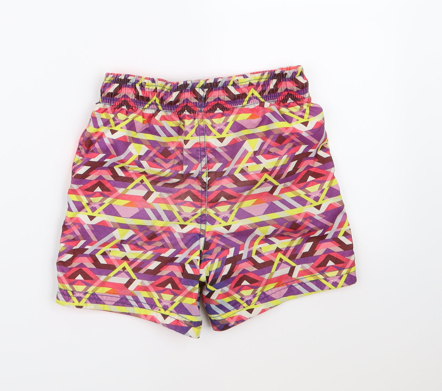 George Boys Multicoloured Geometric  Sweat Shorts Size 6-7 Years - Swim shorts