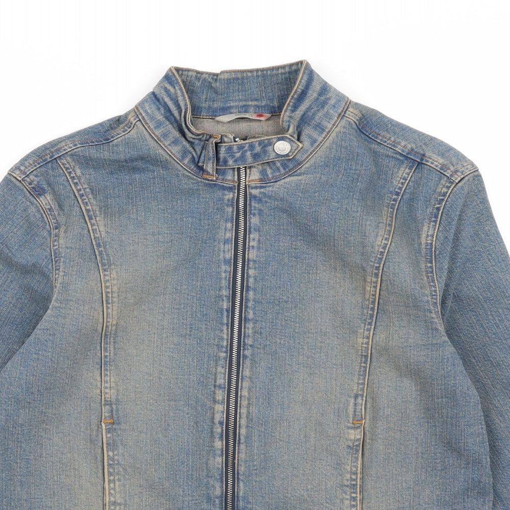 Marks and Spencer Womens Blue  Denim Jacket  Size 12