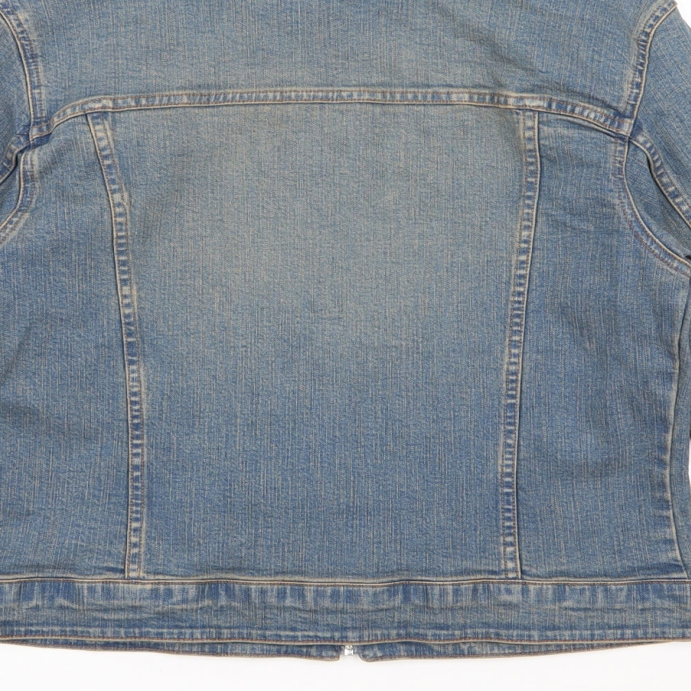Marks and Spencer Womens Blue  Denim Jacket  Size 12