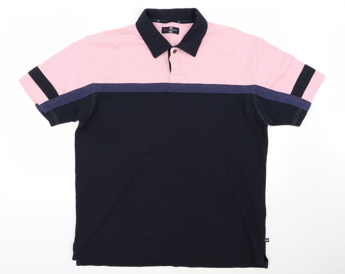 Blue Harbour Mens Pink    Polo Size M