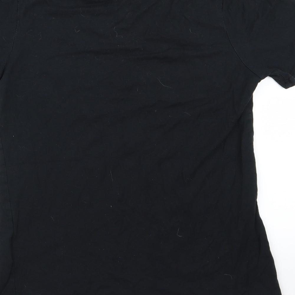 Nike Womens Black   Basic T-Shirt Size S  - Just do it