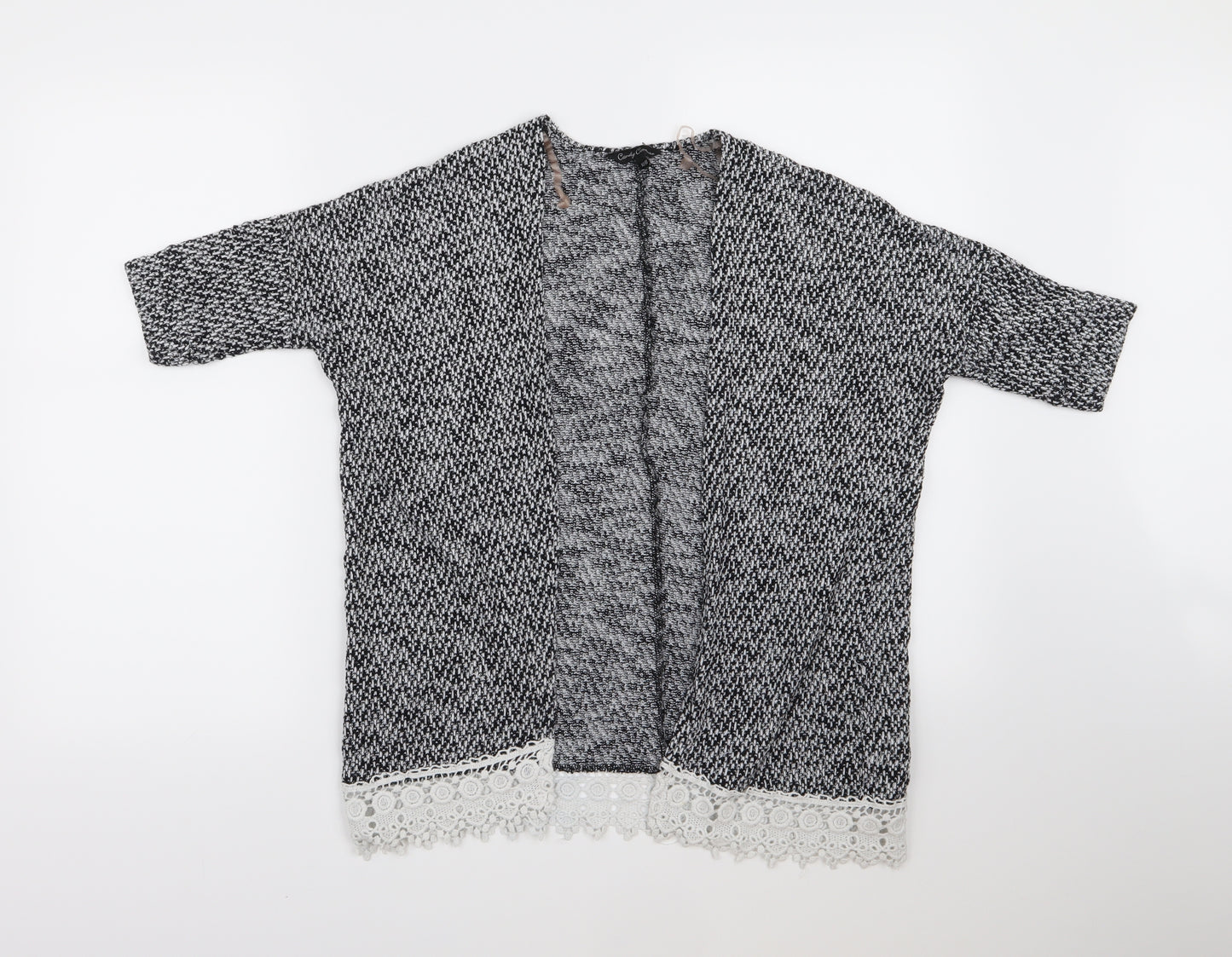Candy Couture Girls Grey  Knit Cardigan Jumper Size 10-11 Years