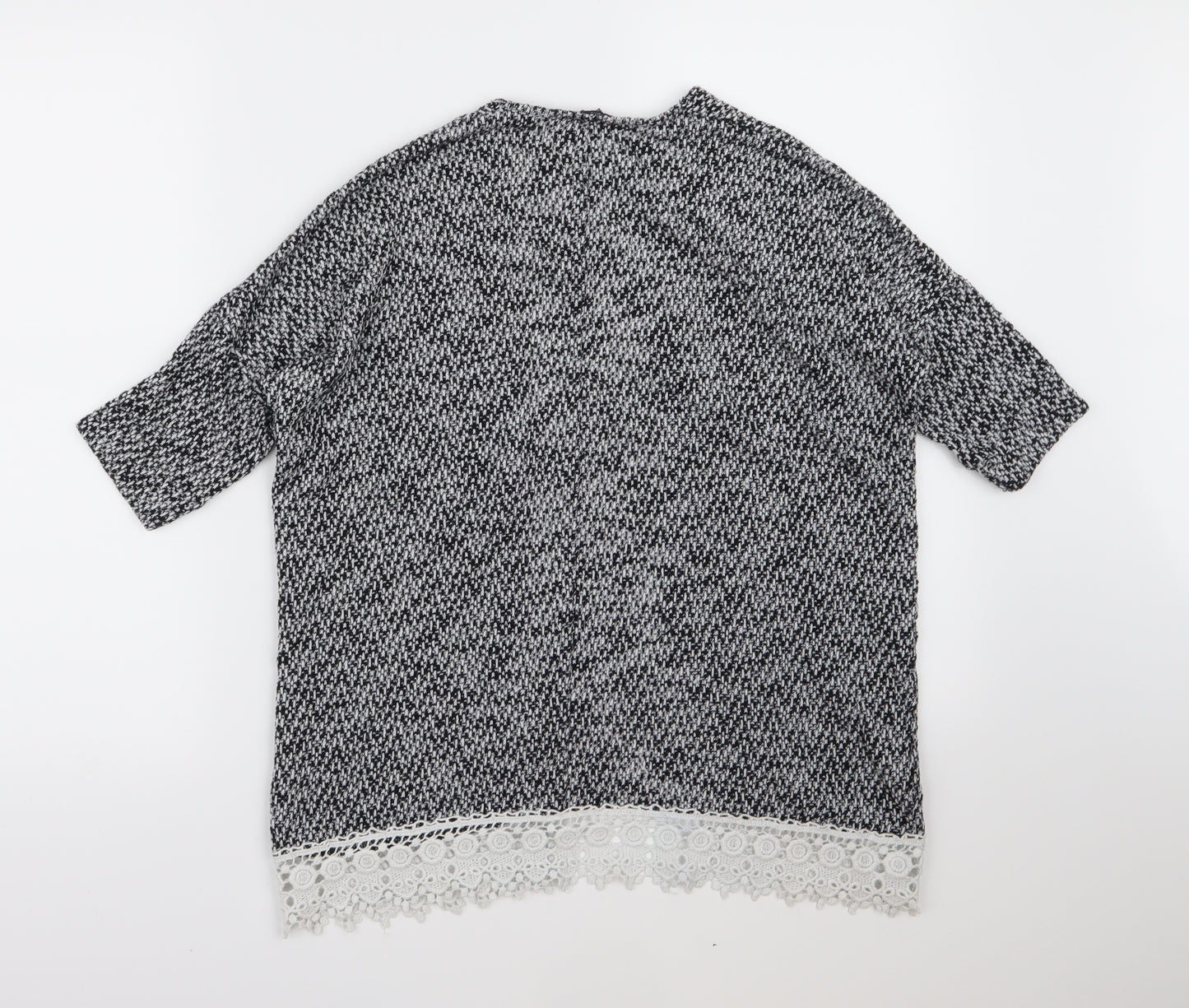 Candy Couture Girls Grey  Knit Cardigan Jumper Size 10-11 Years