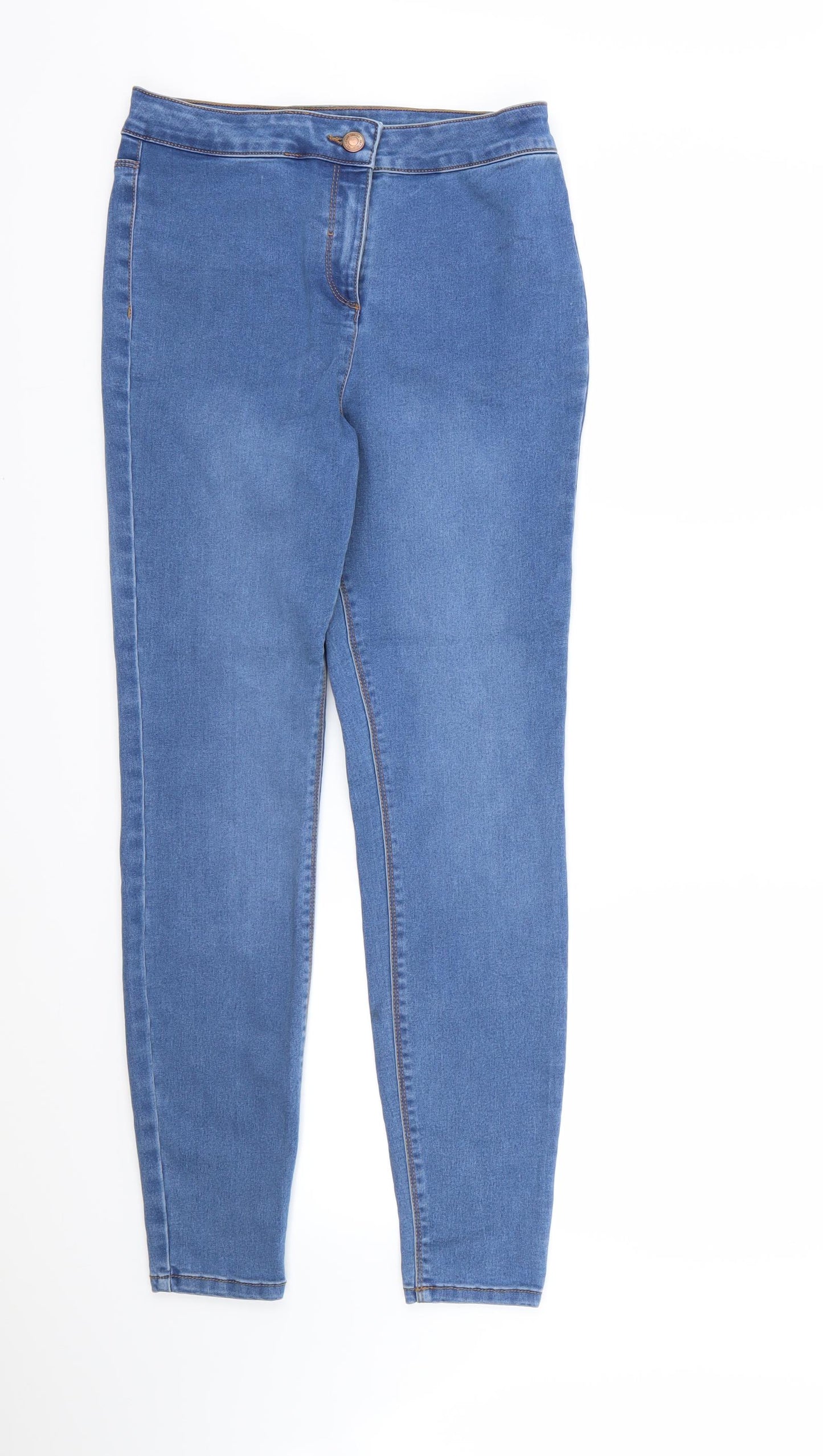 Papaya Womens Blue  Denim Jegging Jeans Size 10 L27 in
