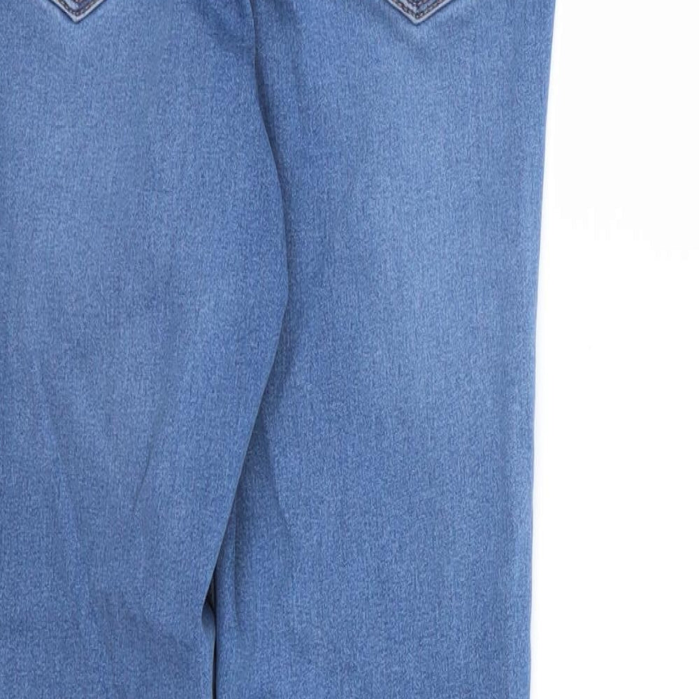 Papaya Womens Blue  Denim Jegging Jeans Size 10 L27 in
