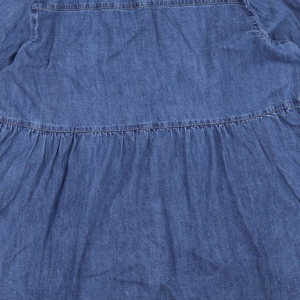 ASOS Womens Blue  Denim Shirt Dress  Size 18