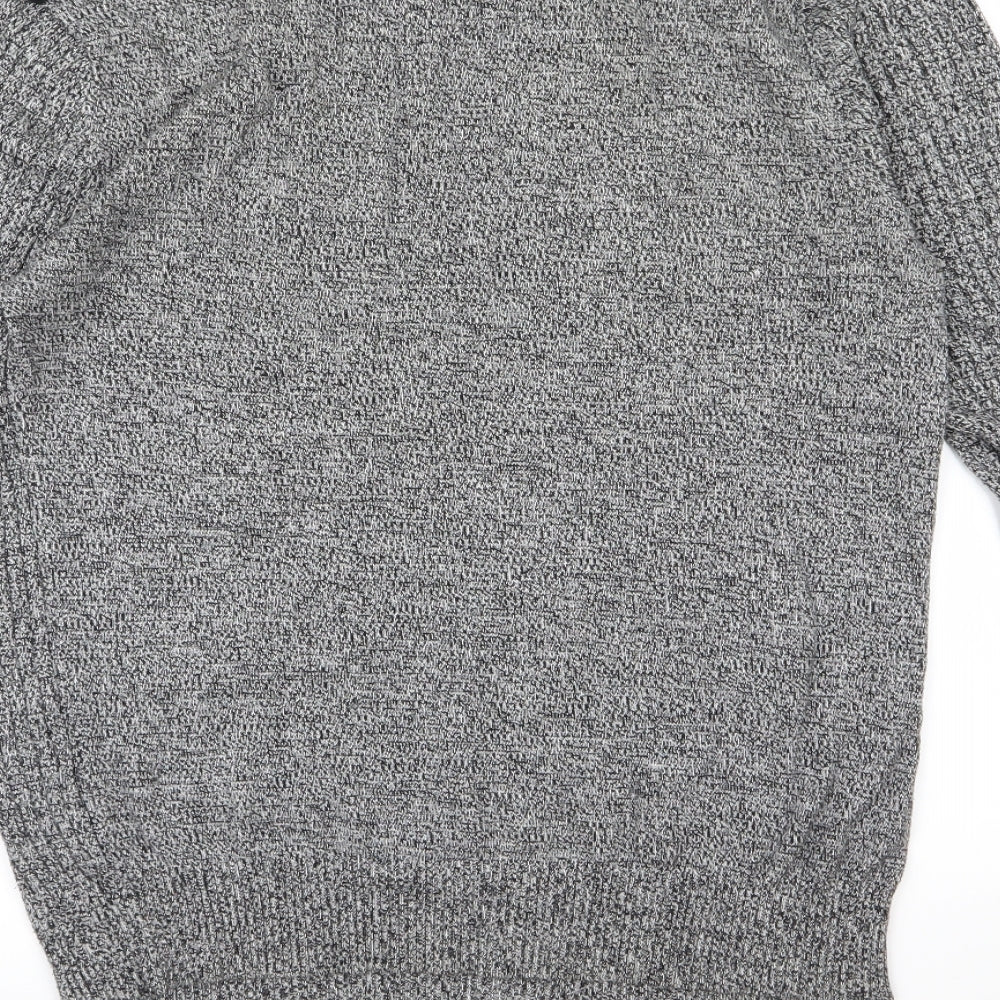 Twisted Soul  Womens Grey  Knit Pullover Jumper Size 14