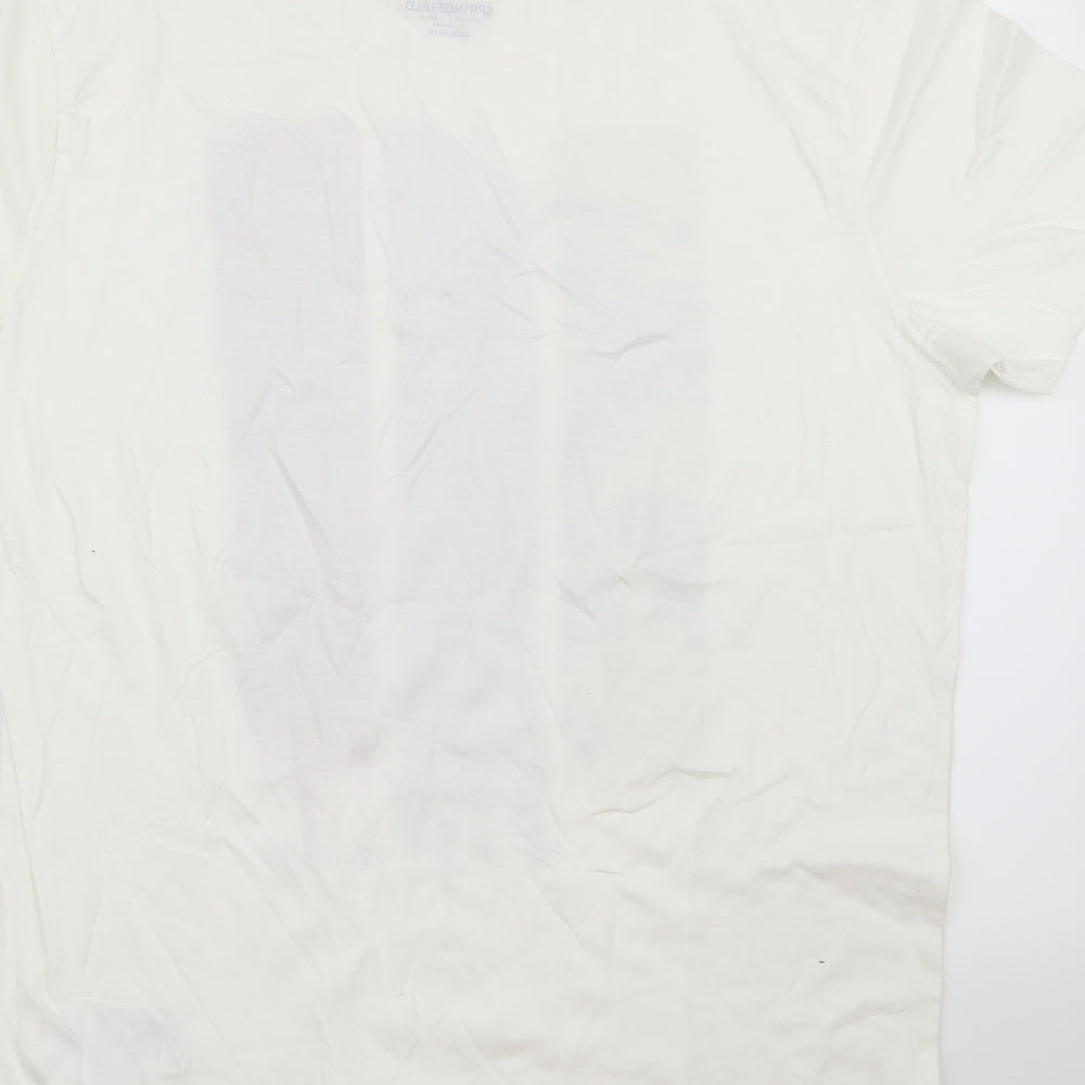 Game Of Thrones Mens White    T-Shirt Size L