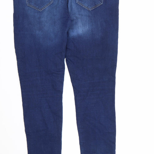 Denim & Co. Womens Blue  Denim Skinny Jeans Size 16 L31 in