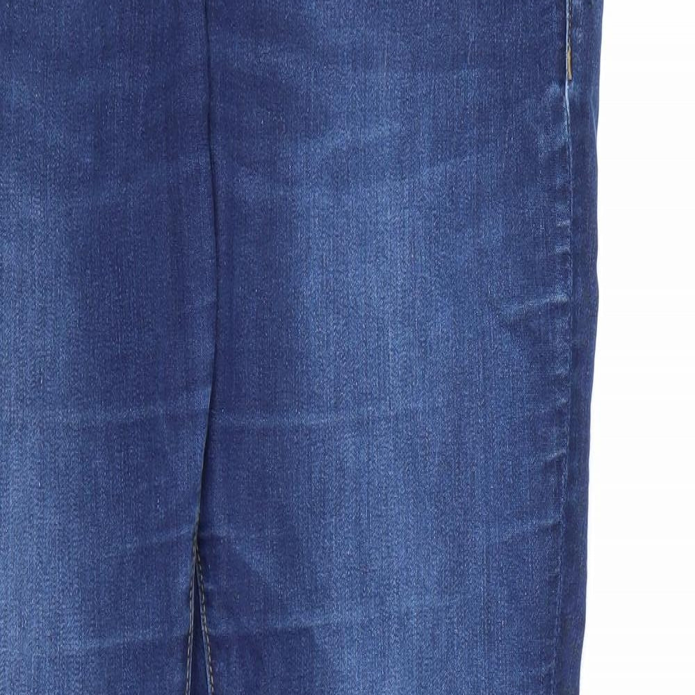 Denim & Co. Womens Blue  Denim Skinny Jeans Size 16 L31 in