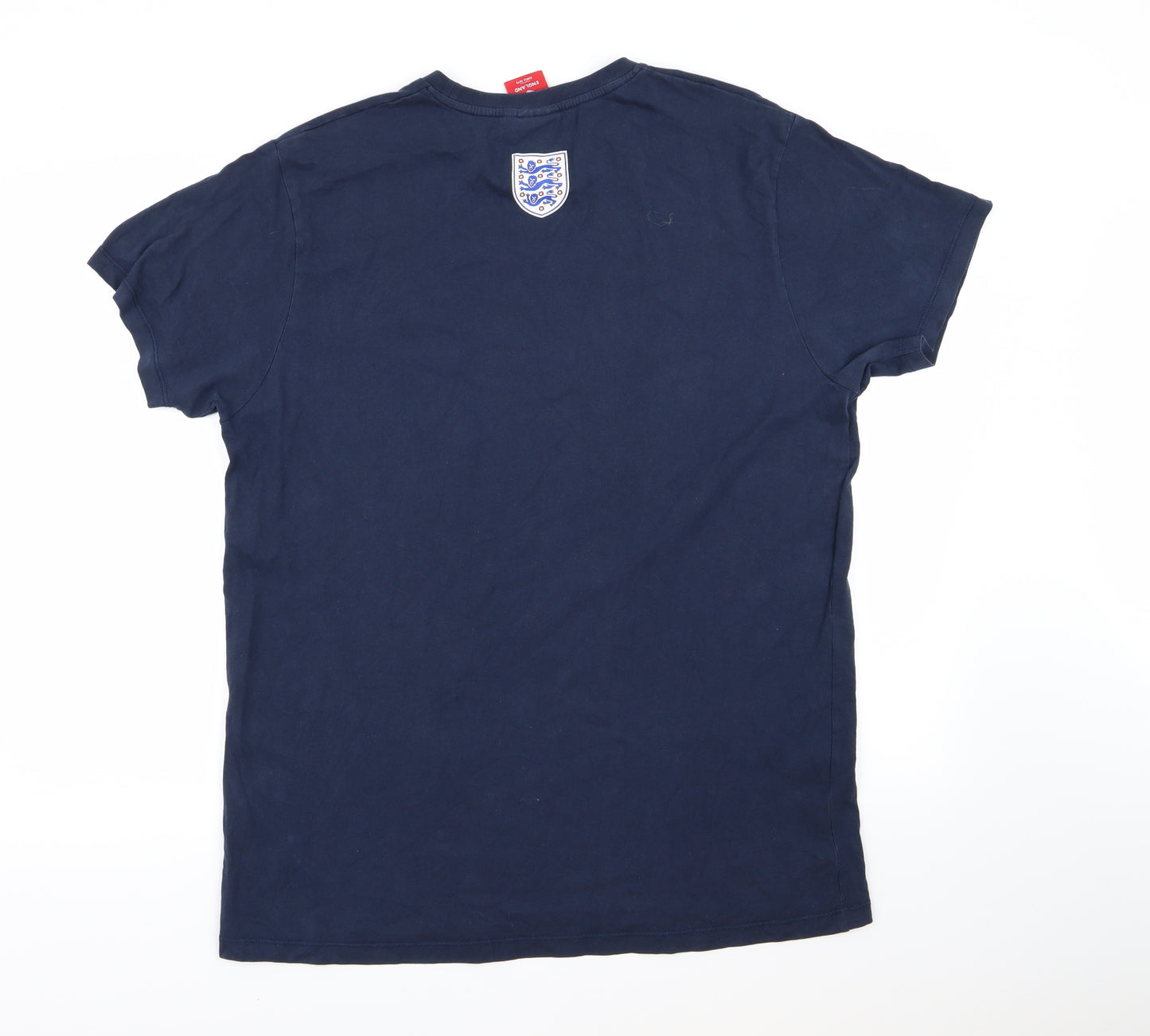 England Mens Blue    T-Shirt Size XL  - England Football