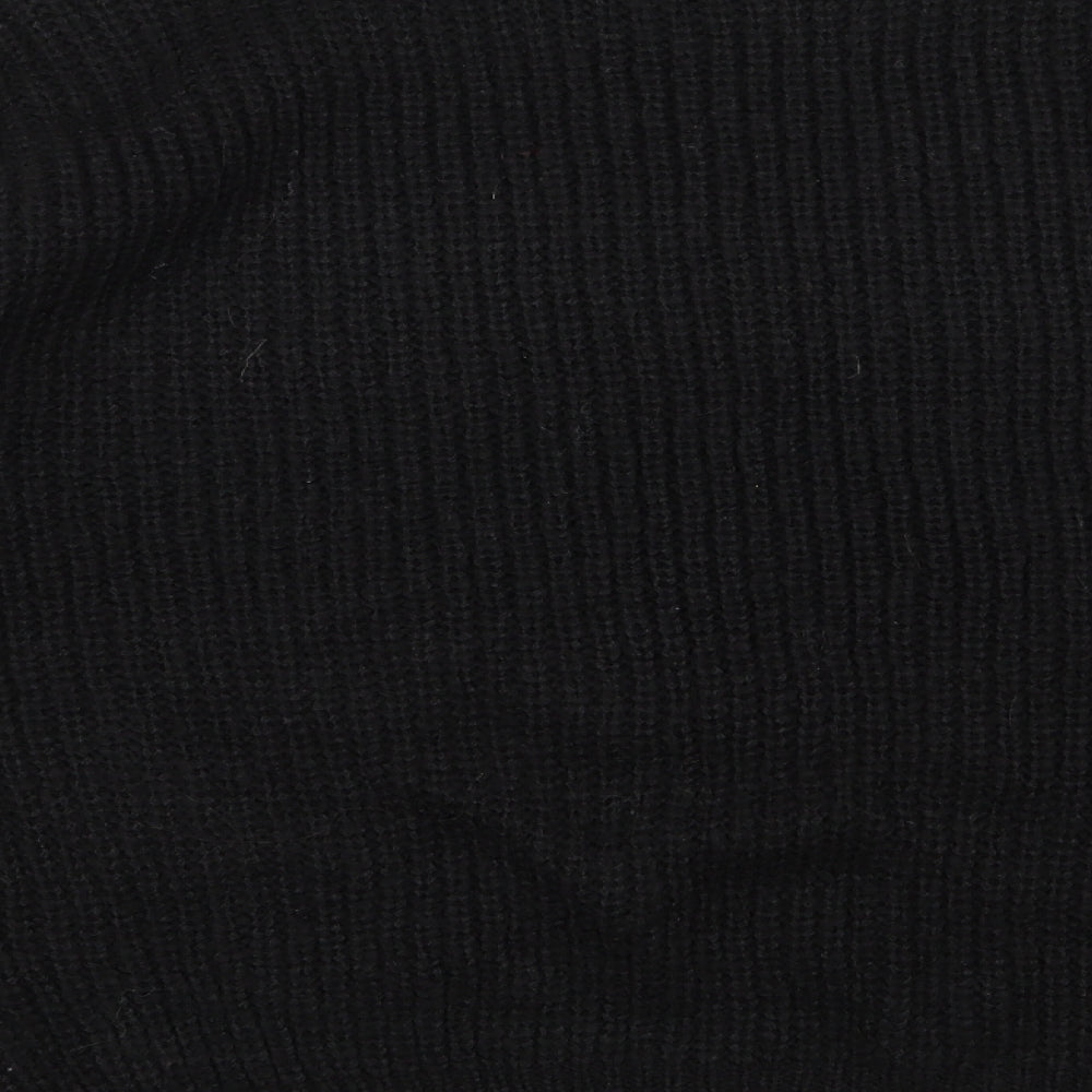 New Look Womens Black  Knit Pullover Jumper Size L