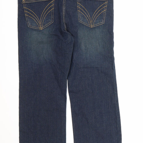 TU Womens Blue  Denim Cropped Jeans Size 12 L21 in