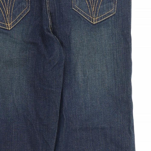 TU Womens Blue  Denim Cropped Jeans Size 12 L21 in