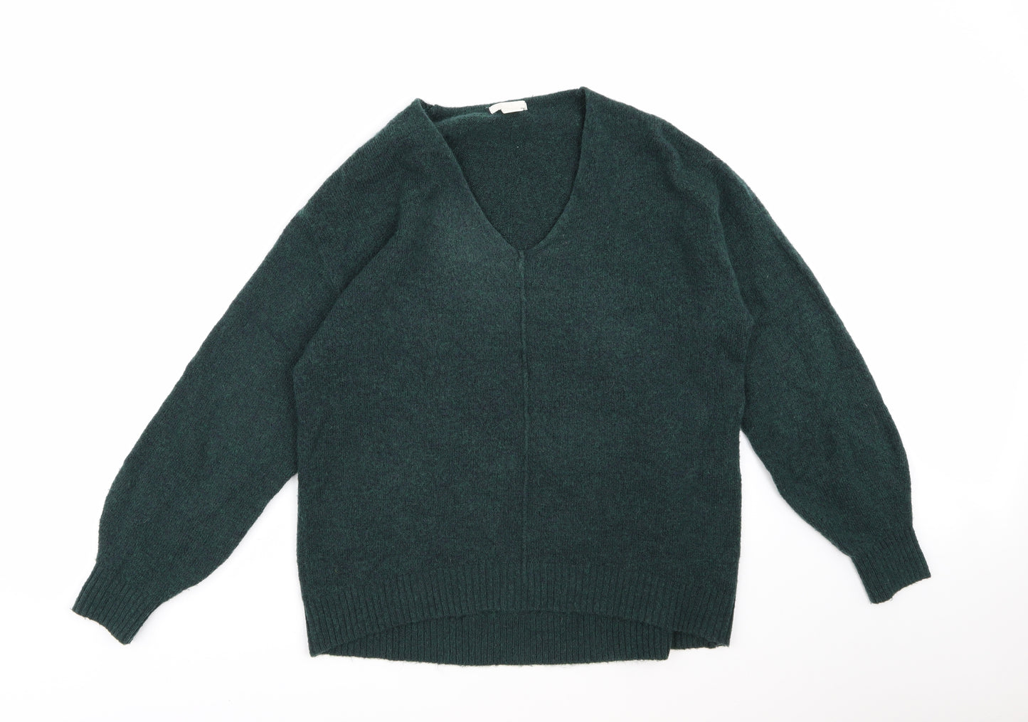 H&M Womens Green  Knit Pullover Jumper Size XS