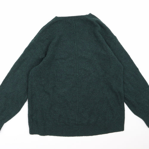 H&M Womens Green  Knit Pullover Jumper Size XS