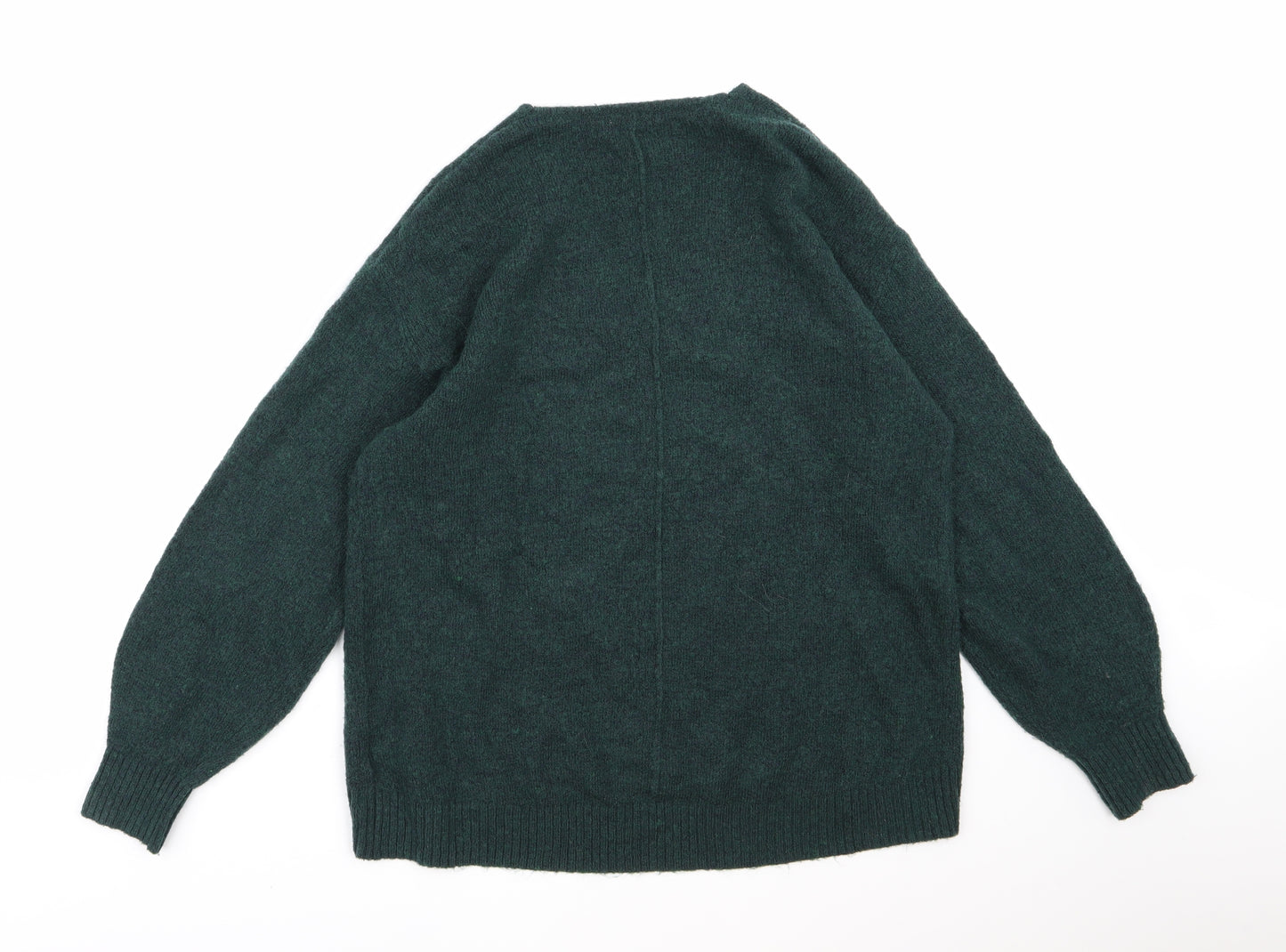 H&M Womens Green  Knit Pullover Jumper Size XS