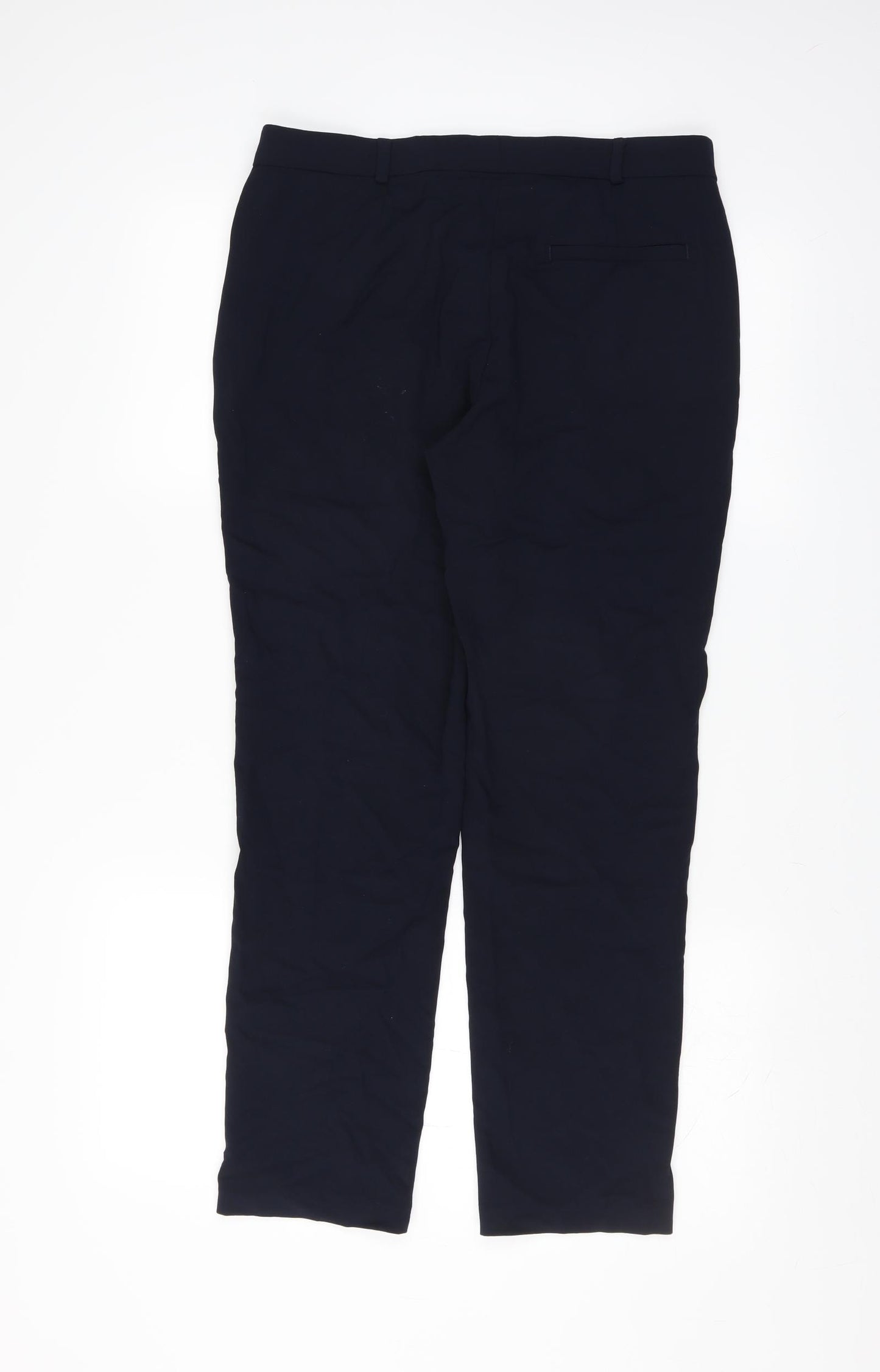 Marks and Spencer Womens Blue   Trousers  Size 12 L27 in - slim leg