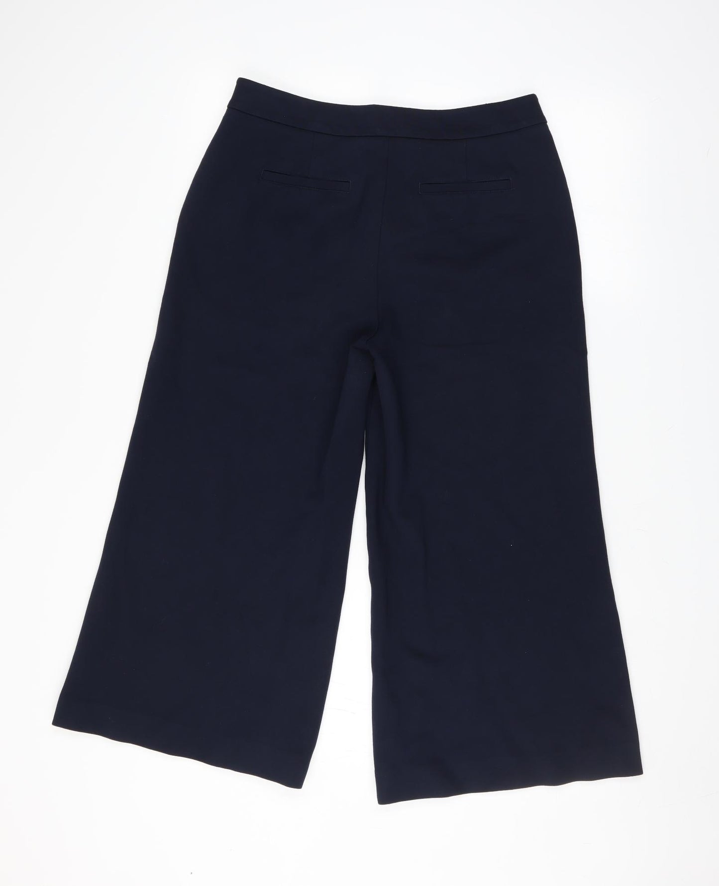 Boden Womens Blue   Cropped Trousers Size 14 L24 in - wide leg