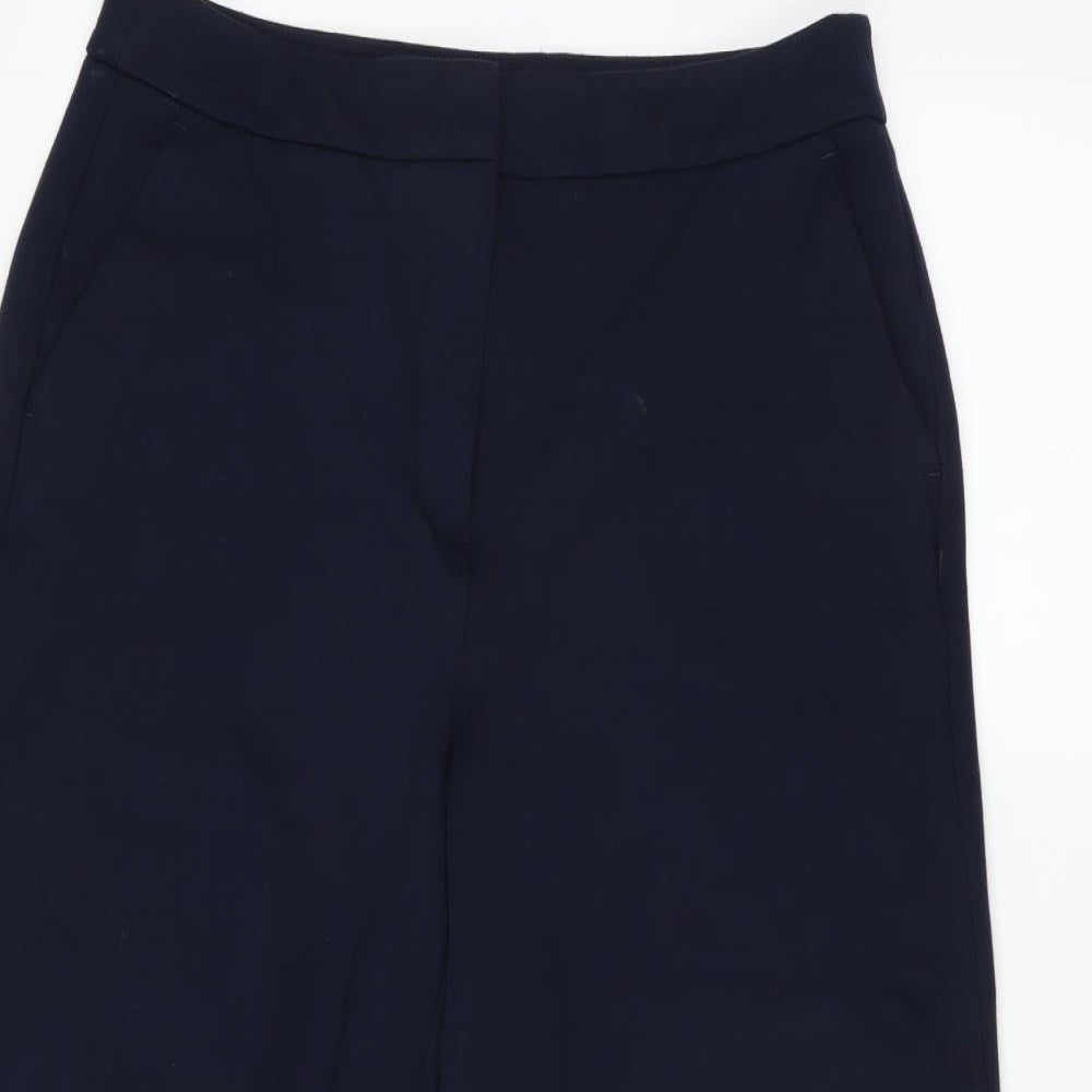 Boden Womens Blue   Cropped Trousers Size 14 L24 in - wide leg