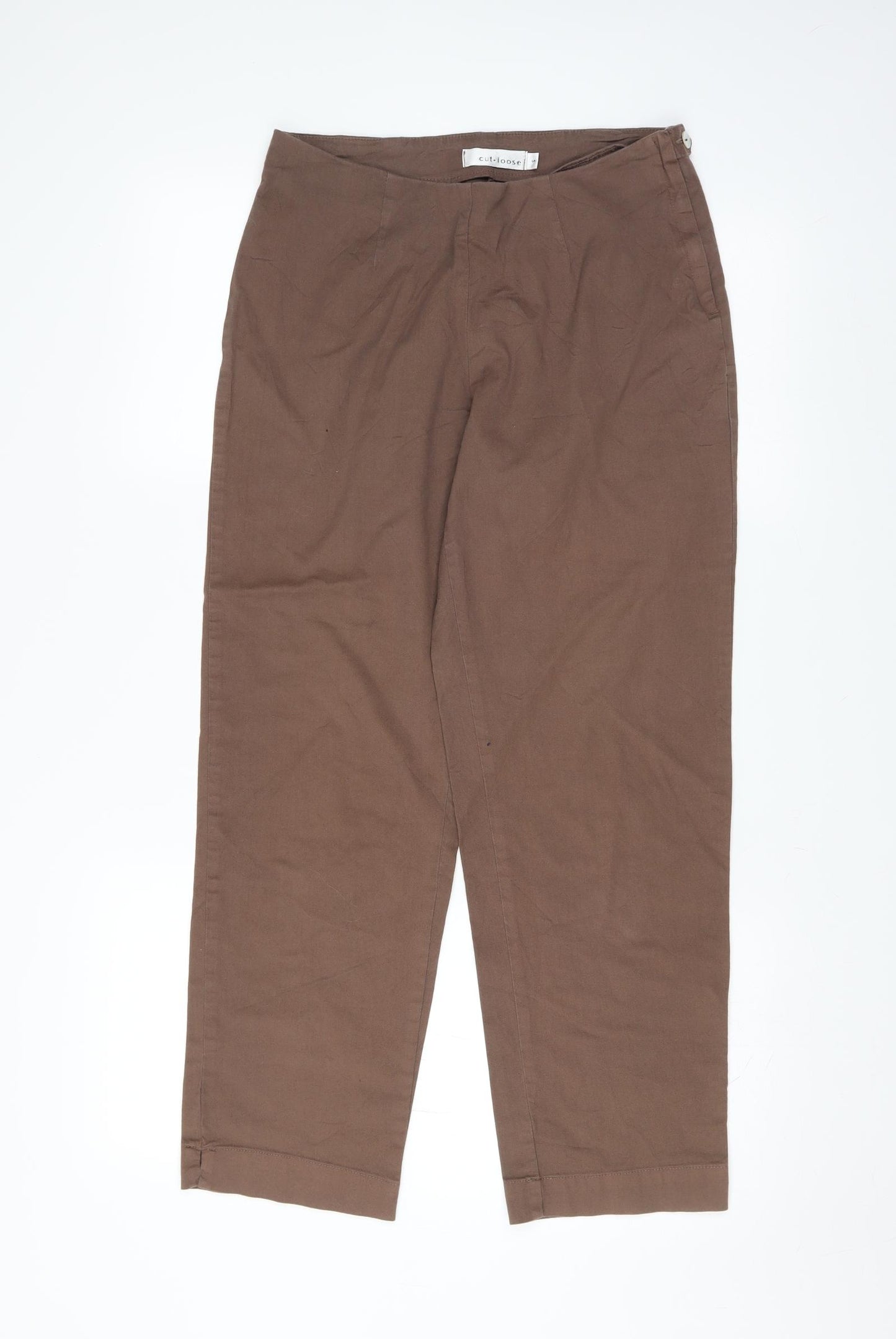 Cut Loose Womens Brown   Trousers  Size S L26 in