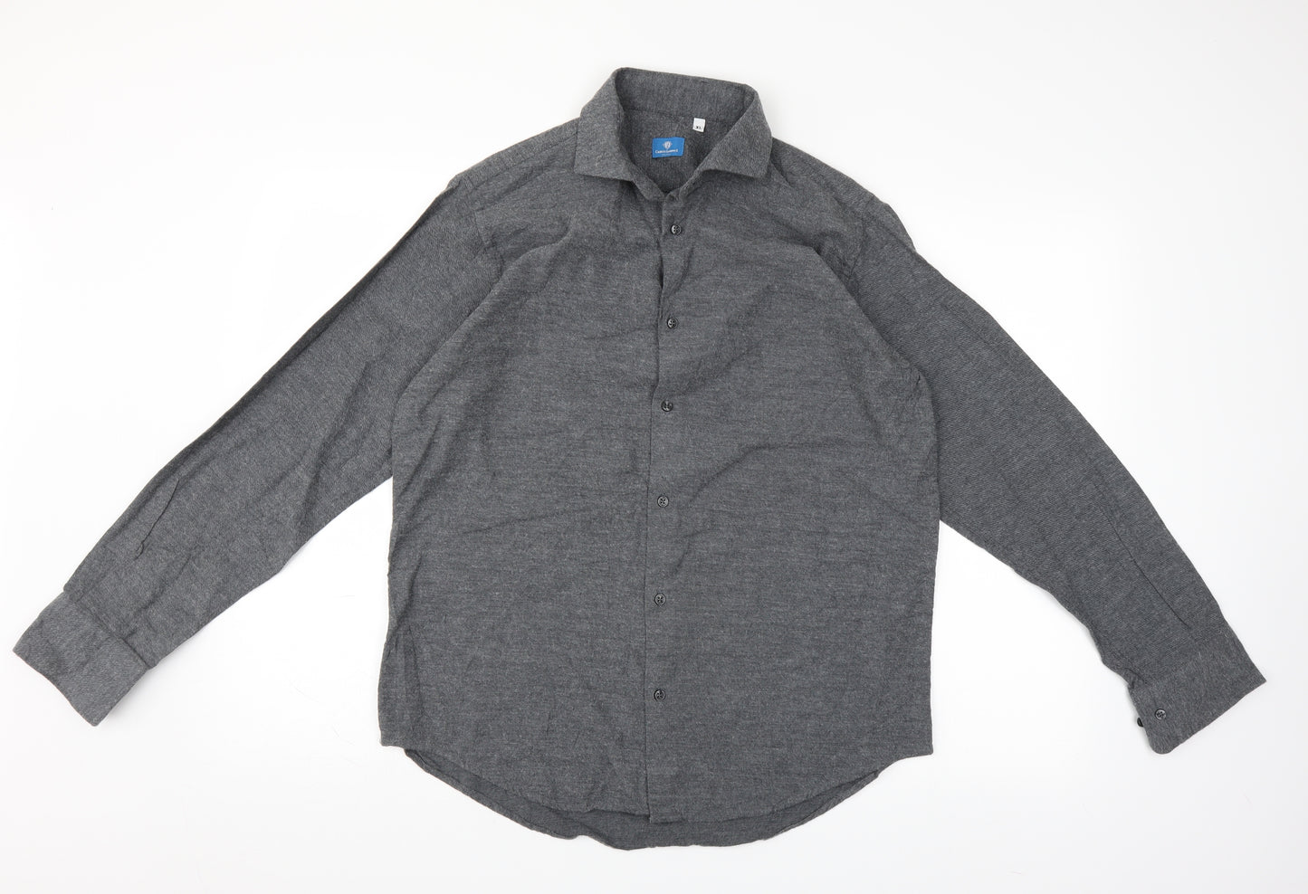 camiciamoci Mens Grey    Button-Up Size XL