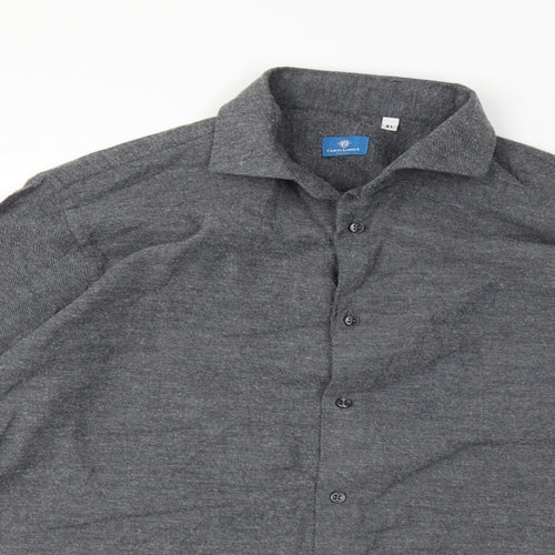 camiciamoci Mens Grey    Button-Up Size XL