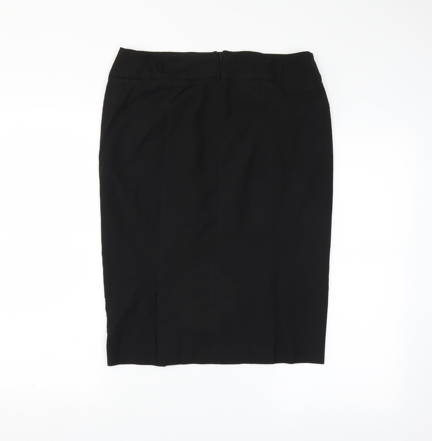 Oasis Womens Black   Straight & Pencil Skirt Size 12