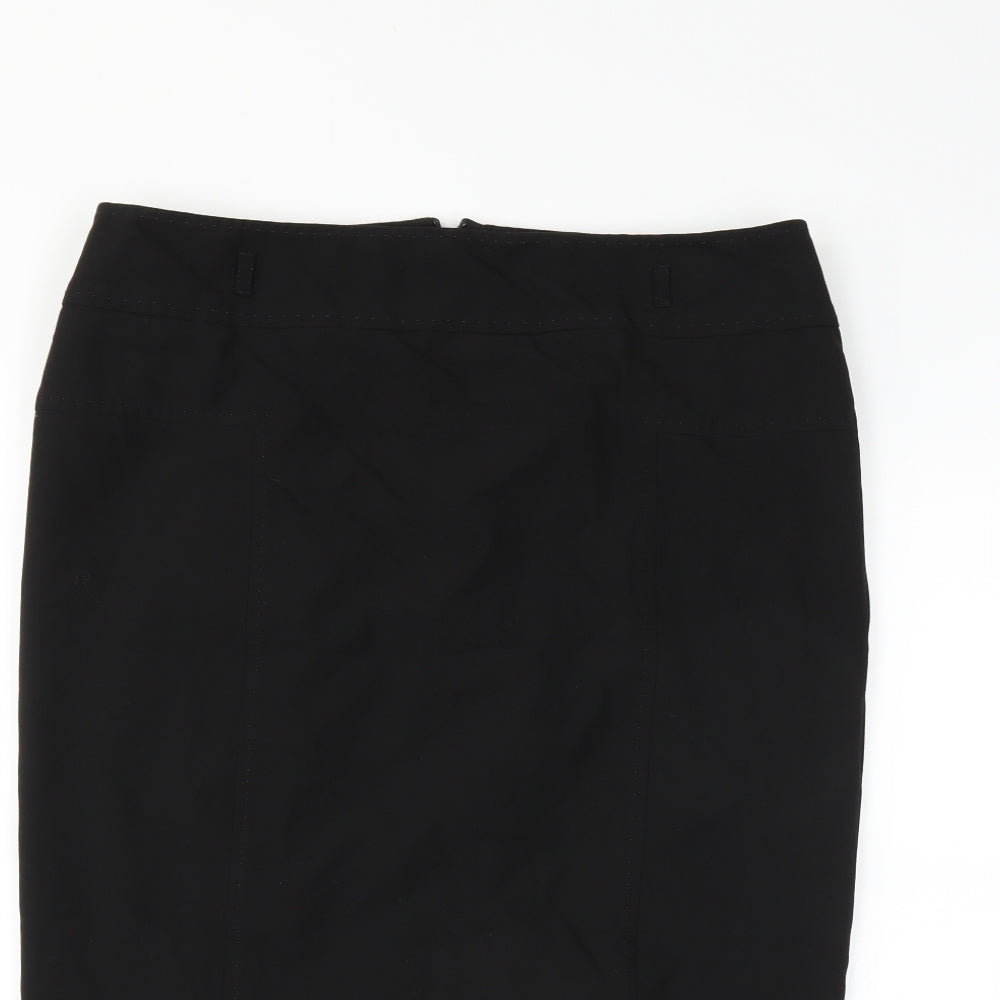 Oasis Womens Black   Straight & Pencil Skirt Size 12