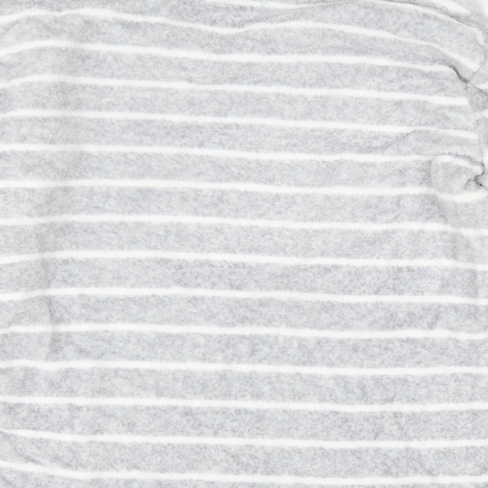 F&F Womens Grey Striped  Top Pyjama Top Size 12  - polar bear fluffy