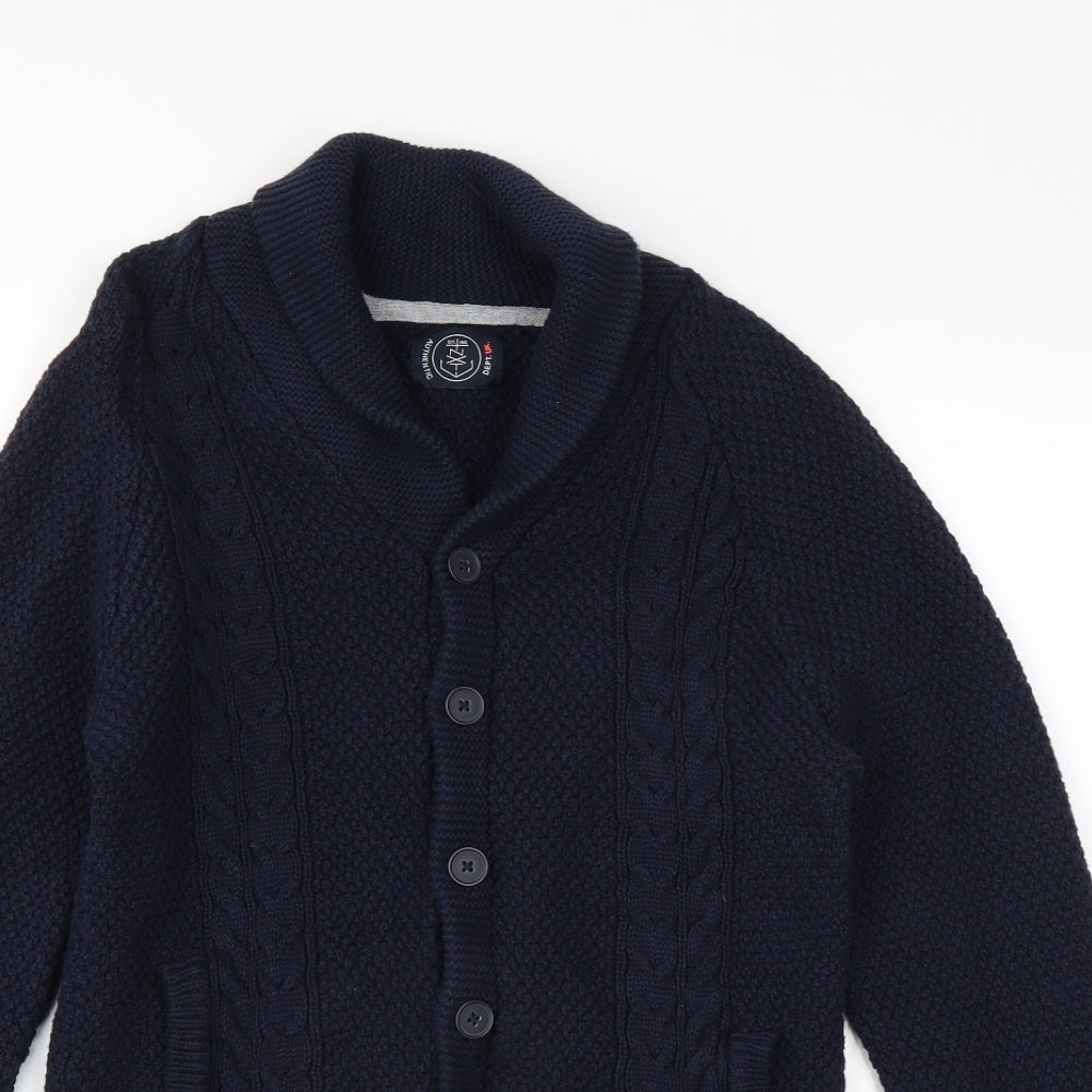 NEXT Boys Blue   Cardigan Jumper Size 12 Years
