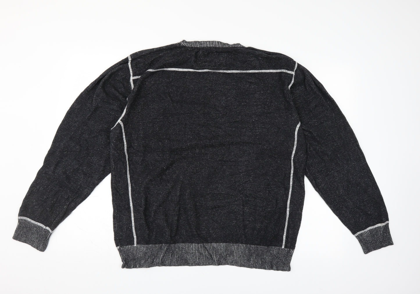 BKE Mens Grey   Pullover Jumper Size XL