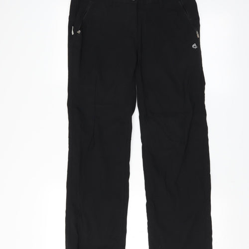 Craghoppers Womens Black   Trousers  Size 10 L28 in
