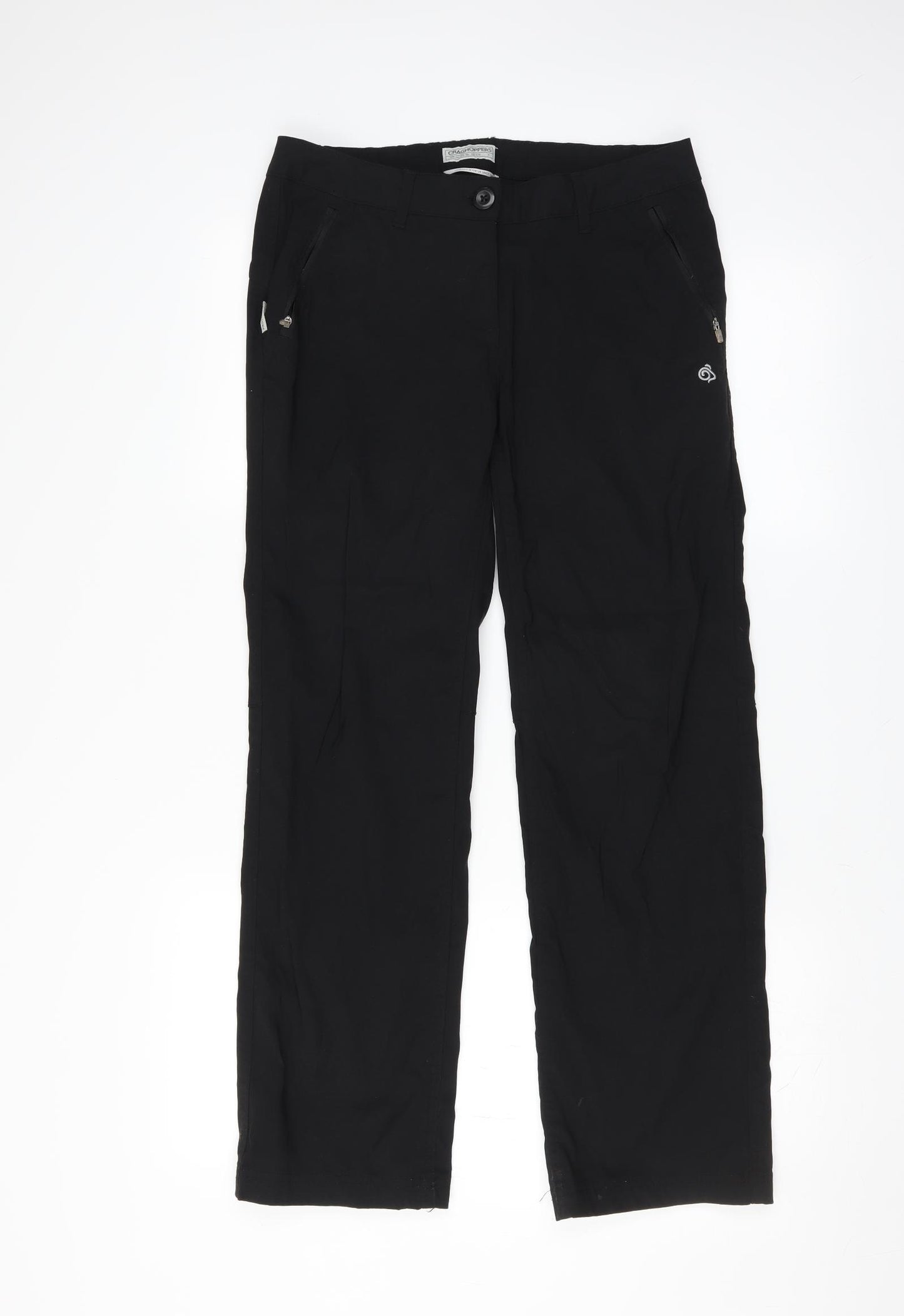 Craghoppers Womens Black   Trousers  Size 10 L28 in