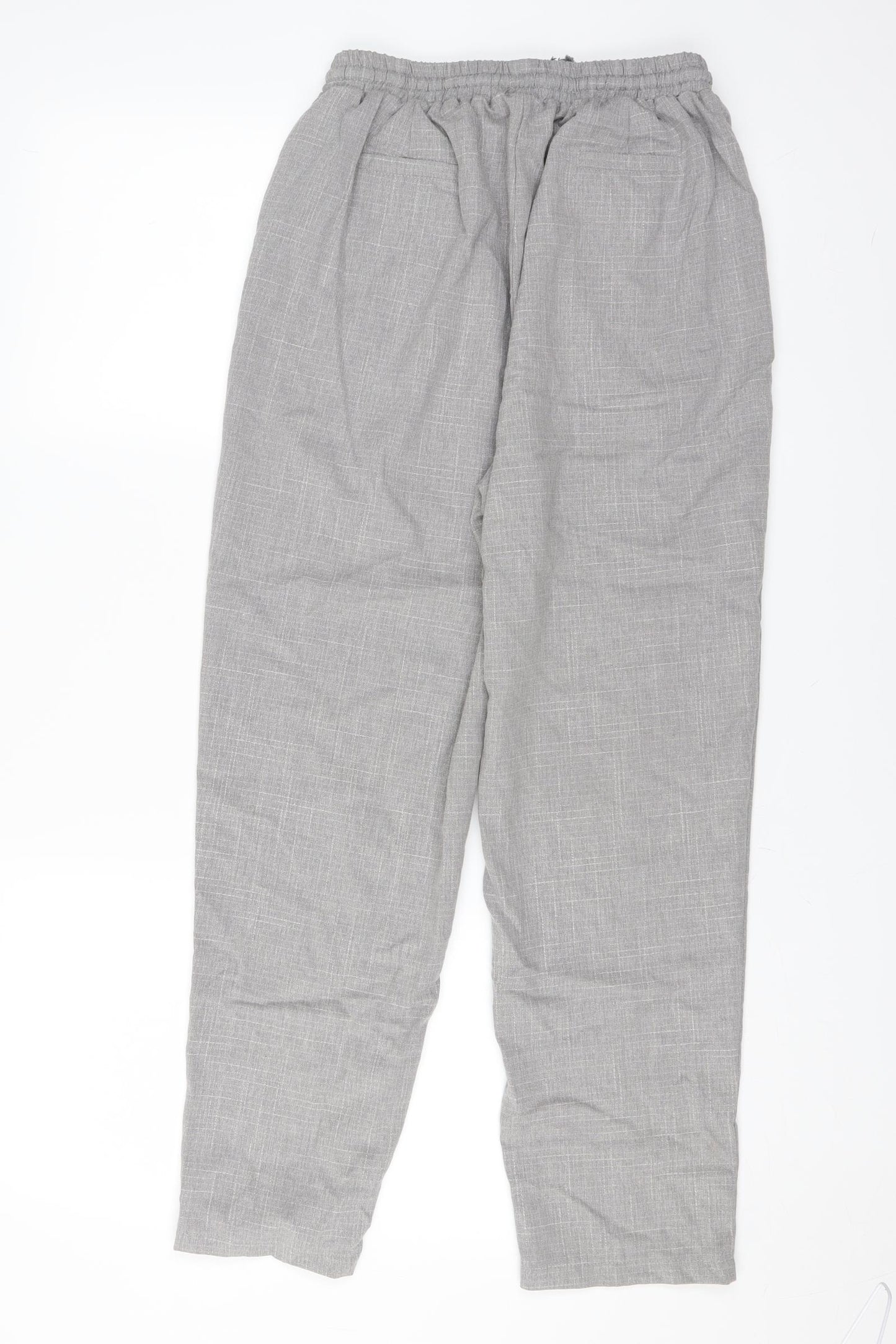 PRETTYLITTLETHING Womens Grey   Trousers  Size 10 L26 in - jogger style