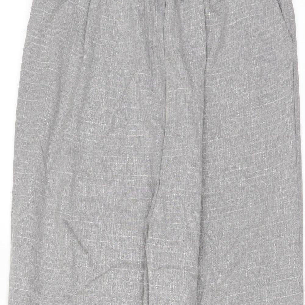 PRETTYLITTLETHING Womens Grey   Trousers  Size 10 L26 in - jogger style