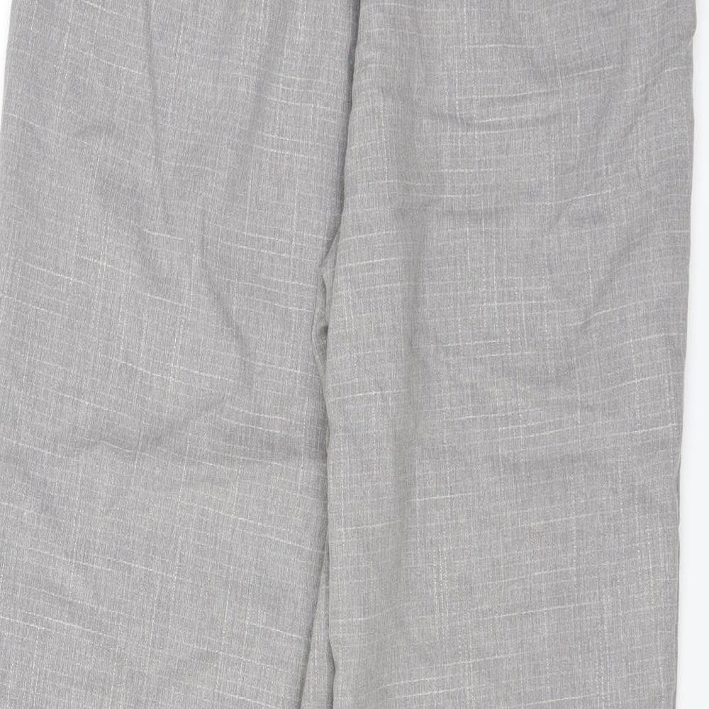 PRETTYLITTLETHING Womens Grey   Trousers  Size 10 L26 in - jogger style